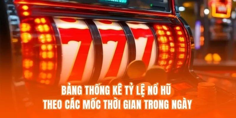 Bảng thống kê tỷ lệ nổ hũ theo các mốc thời gian trong ngày