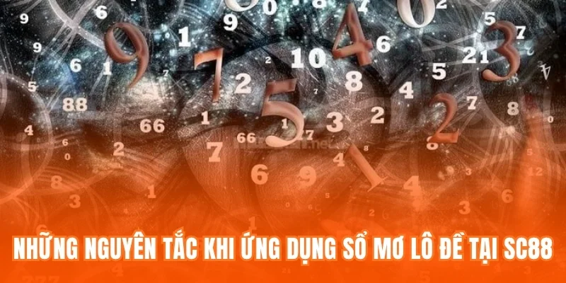 Những nguyên tắc khi ứng dụng Sổ mơ lô đề tại SC88